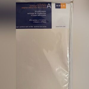 ⭐️NWT⭐️ Kolo Series A Refill Sheets